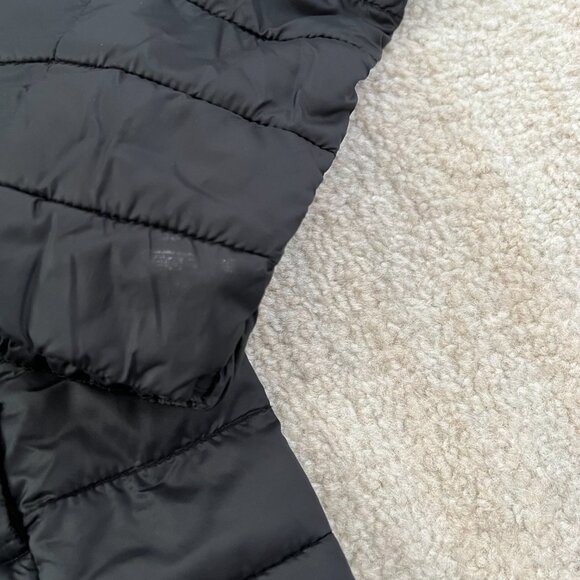 Old Navy Active Black Quilted Puffer Jacket S Zip Up - Picture 8 of 9